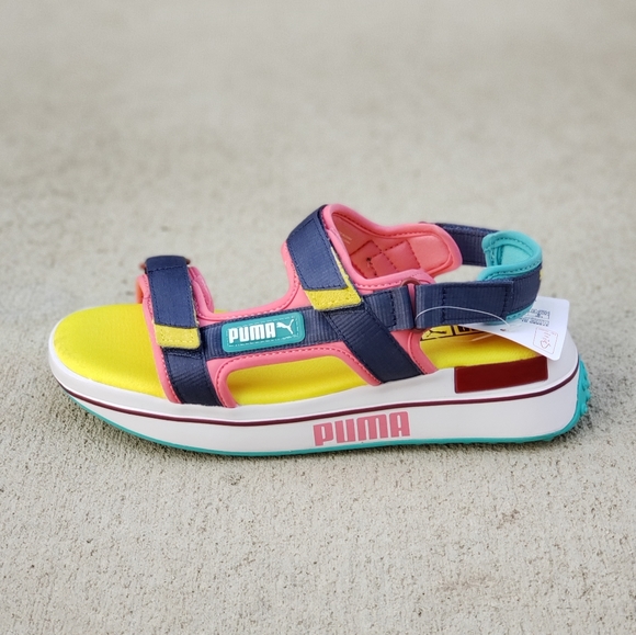 puma memory foam slides